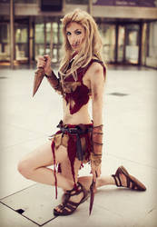 Saxa from Spartacus Cosplay by MissHatred