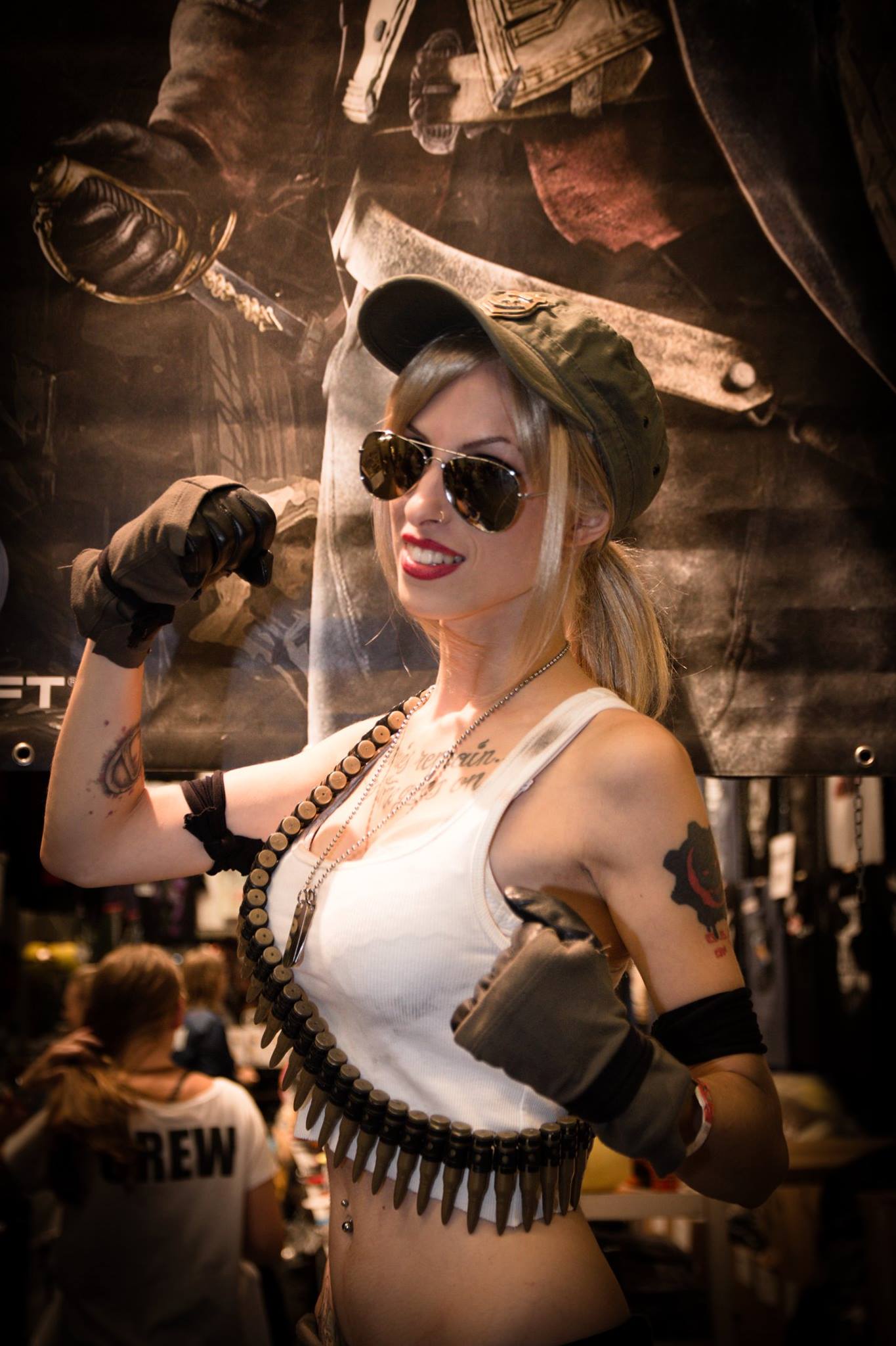 Sonya Blade Mortal Kombat IX Cosplay by MissHatred