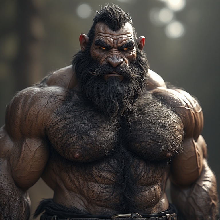 Werebear Brave Werebear by satfaubear on DeviantArt