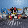 Sonic Shadow and Werehog Plush