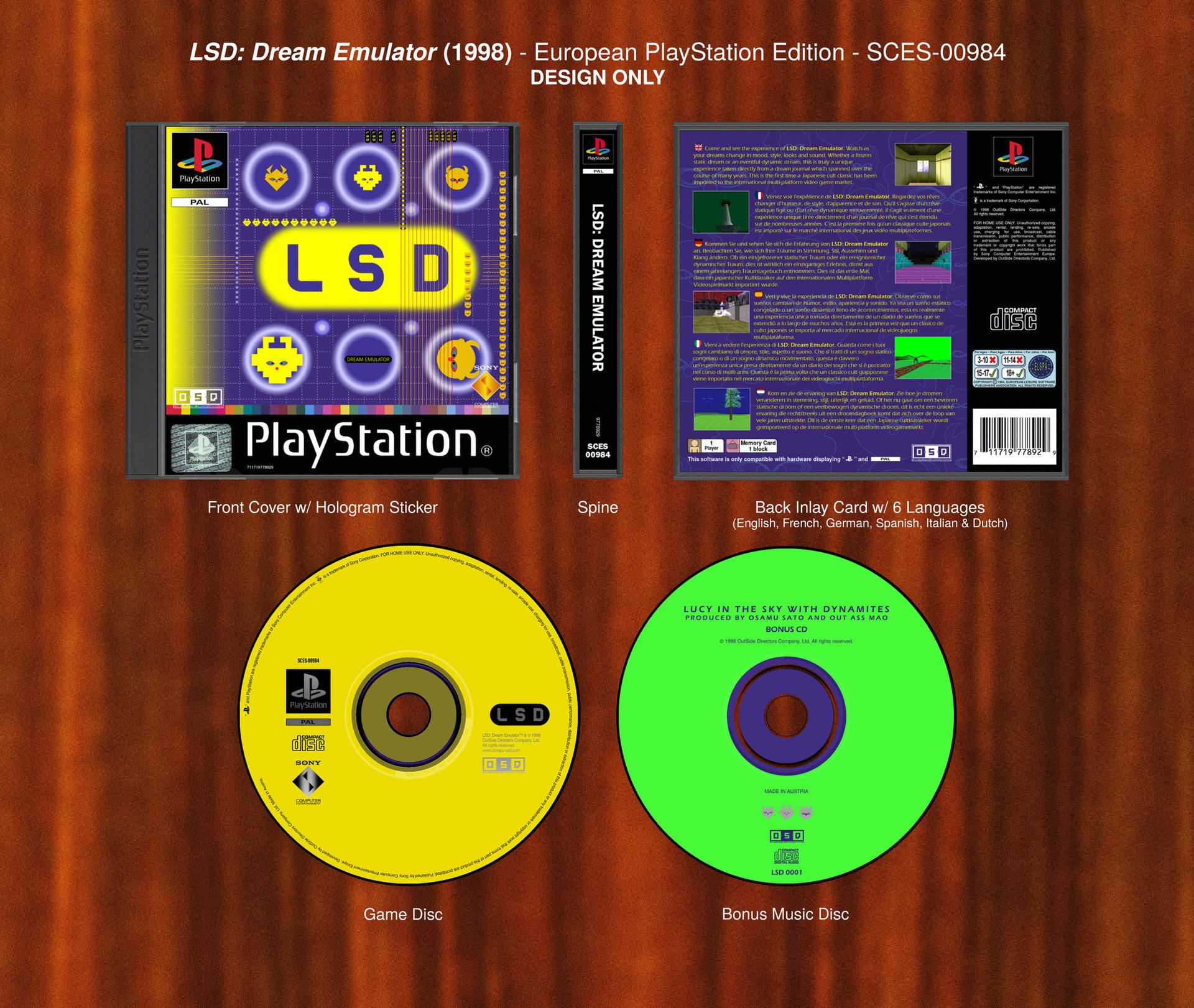 Lsd Emulator Background LSD Dream Emulator - PAL Version Illustration by CoolSuperBlitz on ...