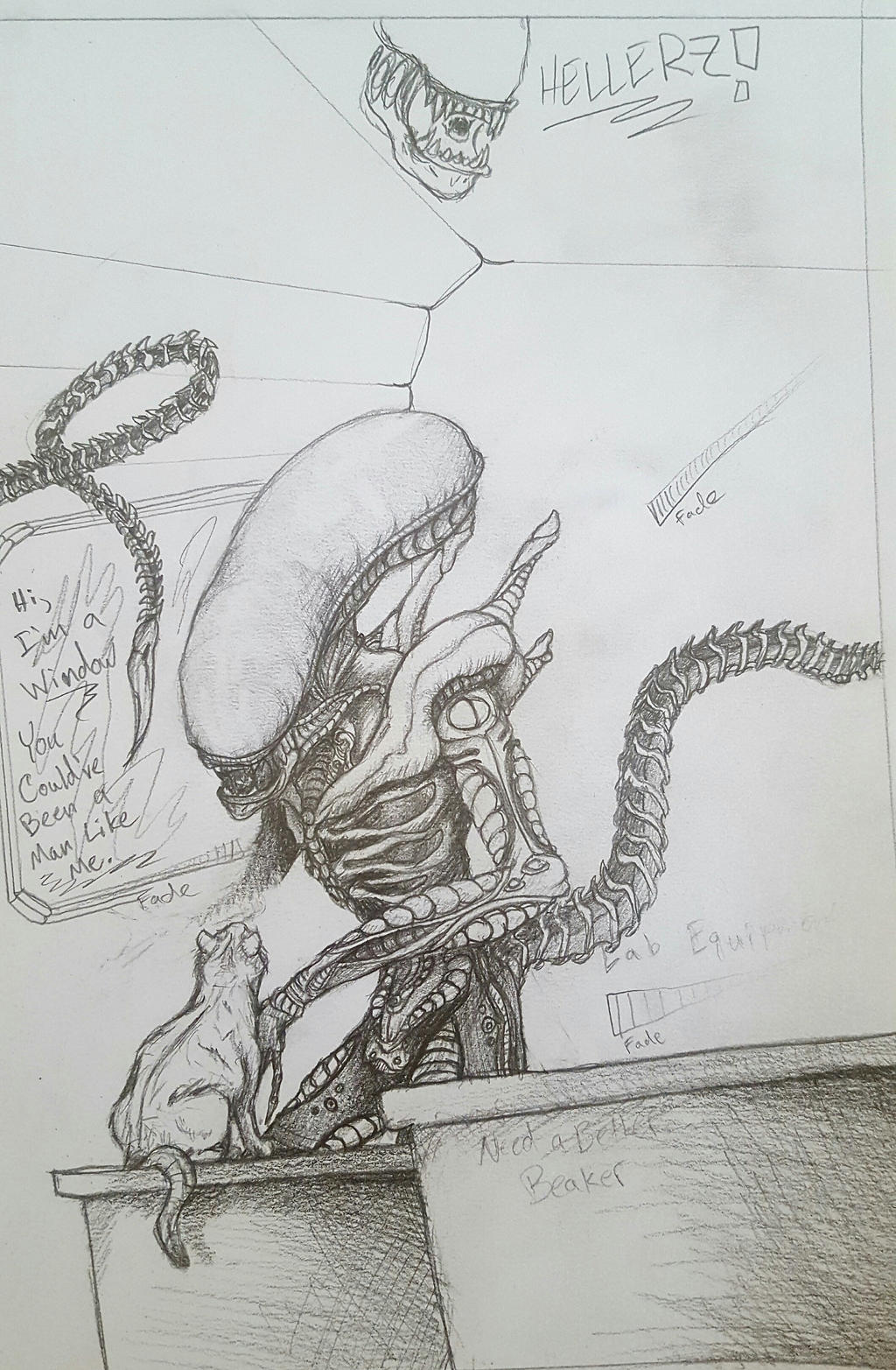 Space Jockey Alien Draft WIP