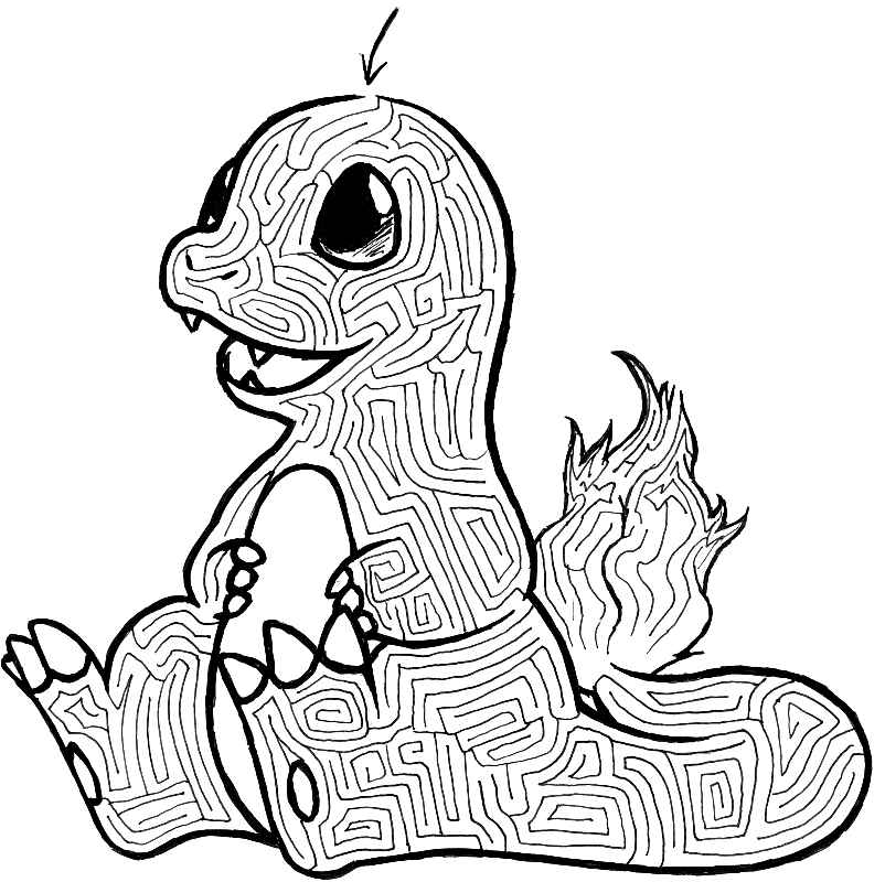 Charmander maze by Mewitti on DeviantArt