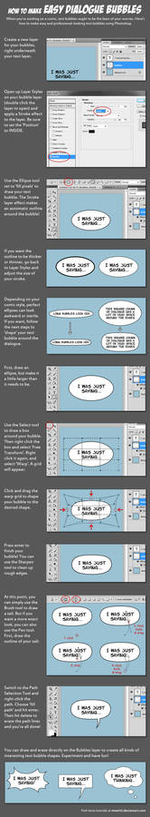 How to Make Easy Dialogue Bubbles