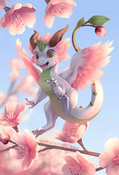 Cherry Blossom Dragon