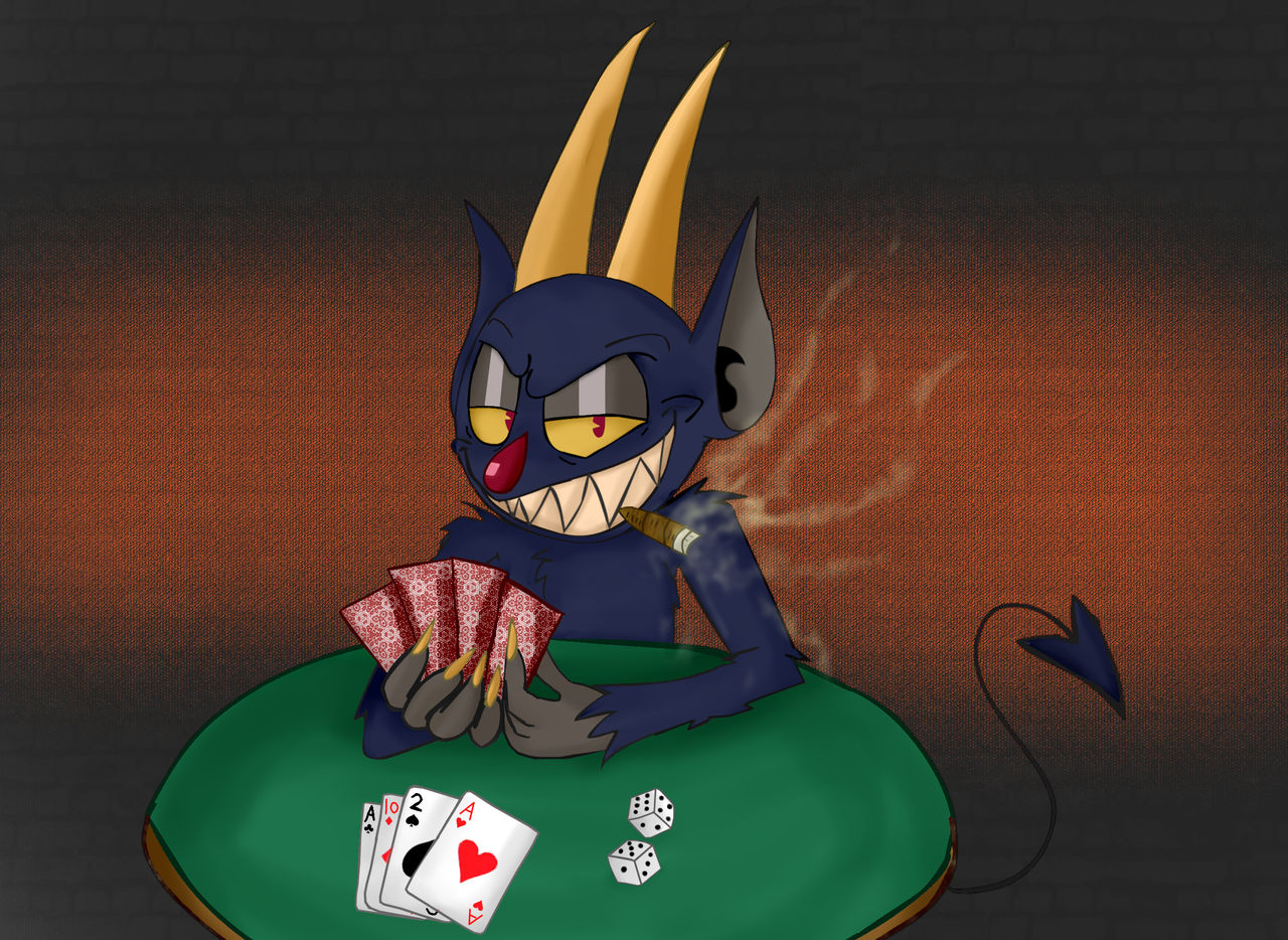 Gambling Devil The Devil Poker by TalesFromTheCreepy on DeviantArt