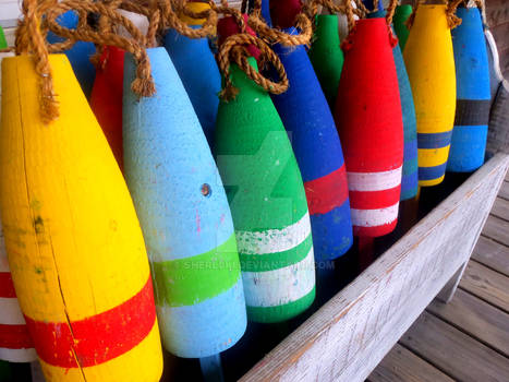 Buoys at Outer Banks