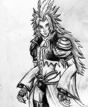 Kuja Pencil Drawing 4