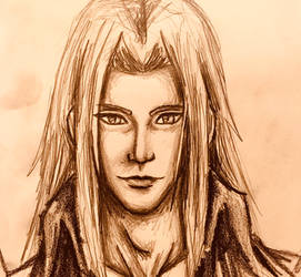 Sephiroth Pencil Drawing