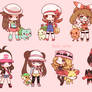 Chibi Pokemon Girls