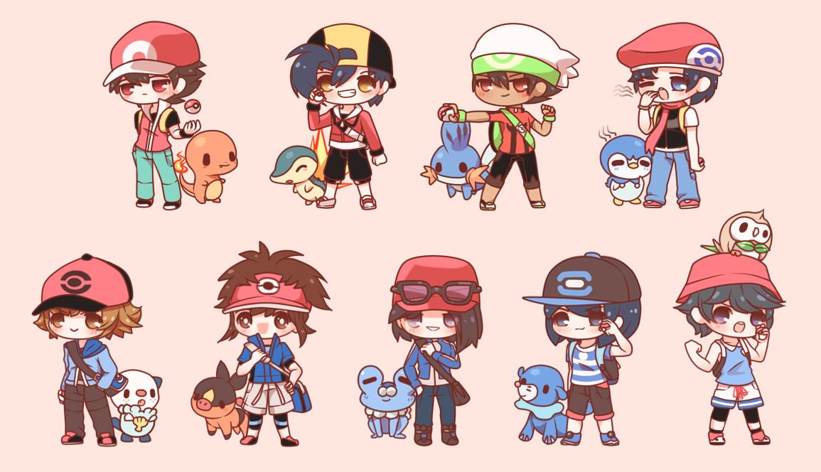 Chibi Pokemon Alola Captains by Koki-arts on DeviantArt