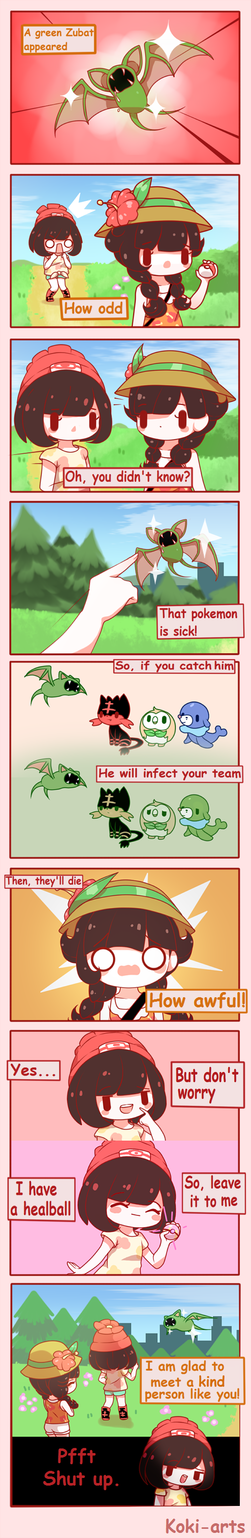 Comic of Alola - Pro Vs Noob by Koki-arts