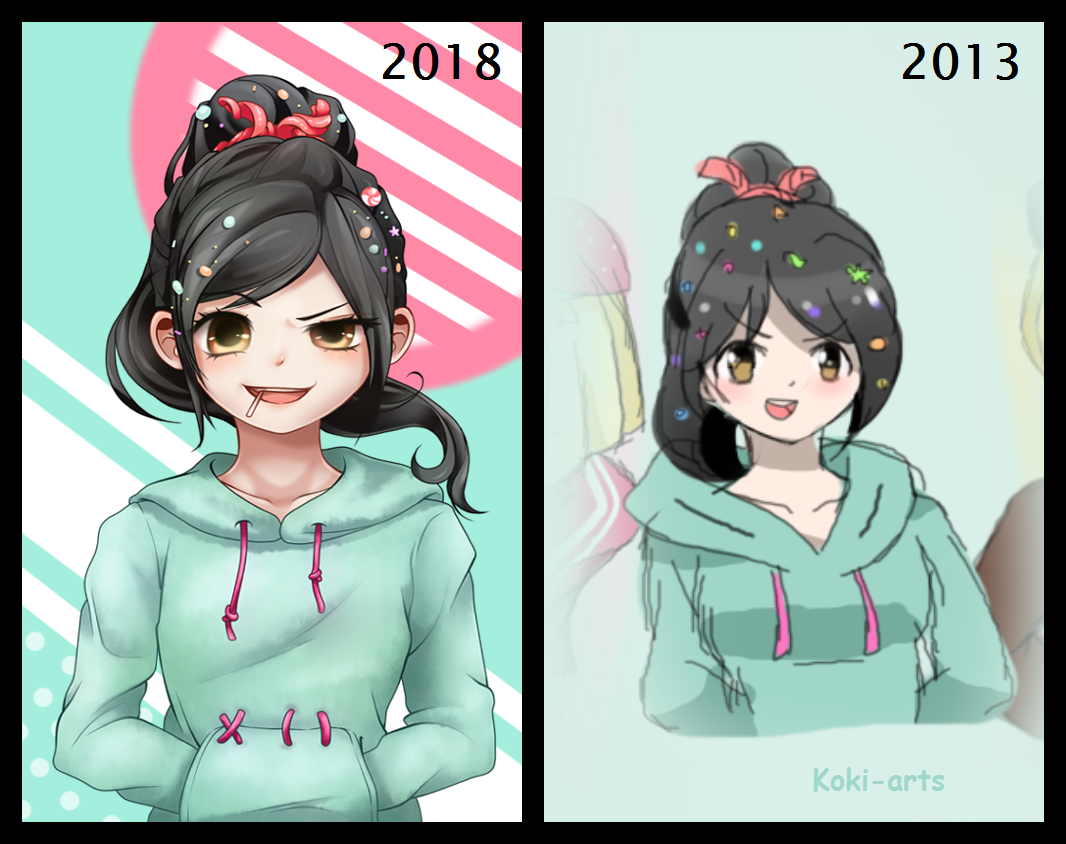 Vanellope Von Schweetz - Redrawing