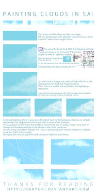 Cloud Painting Tutorial in SAI