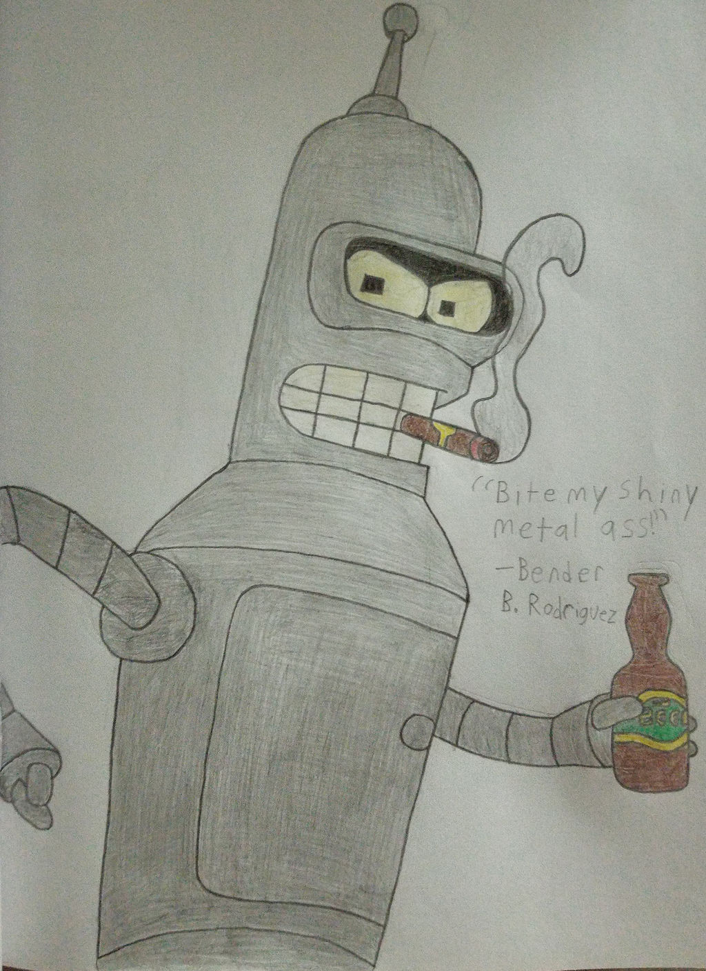 Bender B Rodriguez by skrallhunter on DeviantArt