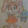 Cream the Rabbit and Cheese the Chao