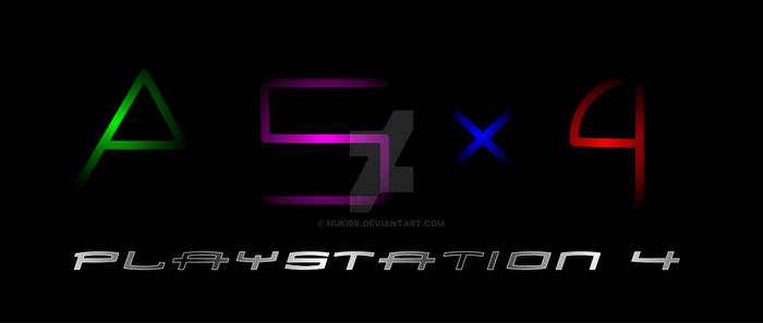 Playstation 4 Logo (Concept)