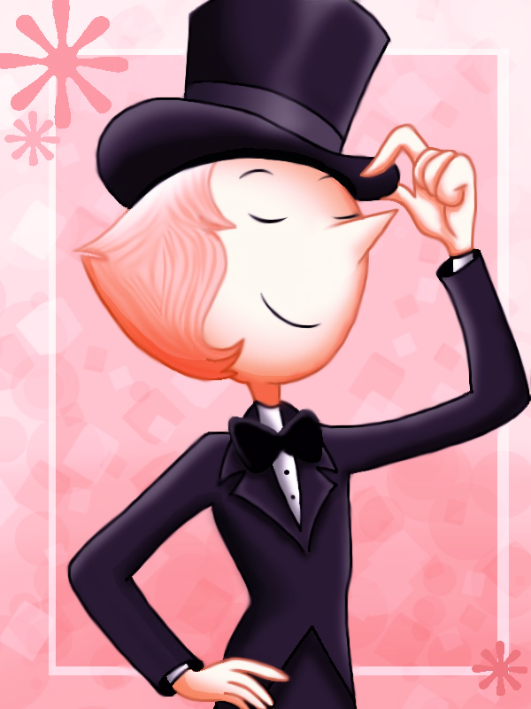 pearl in a tux