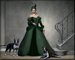 Lady With Dogs by Ostseezicke