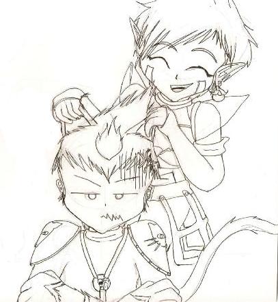 aelita and odd XD