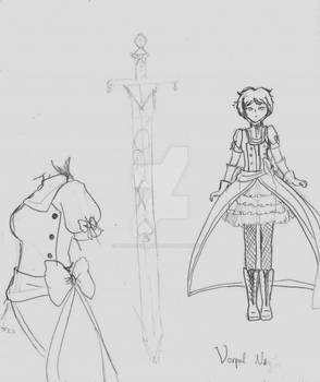 Aelita fight costume .Uncolored.