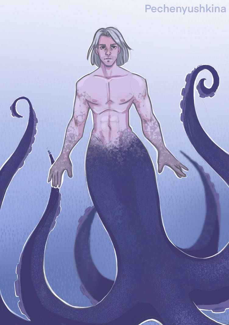 Octoman Octopus Octopus man by Pechenyushkina on DeviantArt