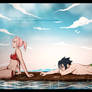 SasuSaku - Ocean Splash