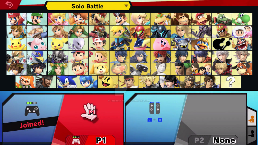 Super Smash Bros Ultimate - Roster mock up by TheBest3198 on DeviantArt