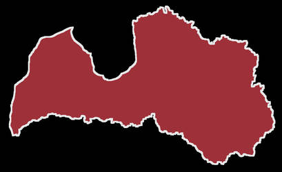 Shape of Latvia (B)