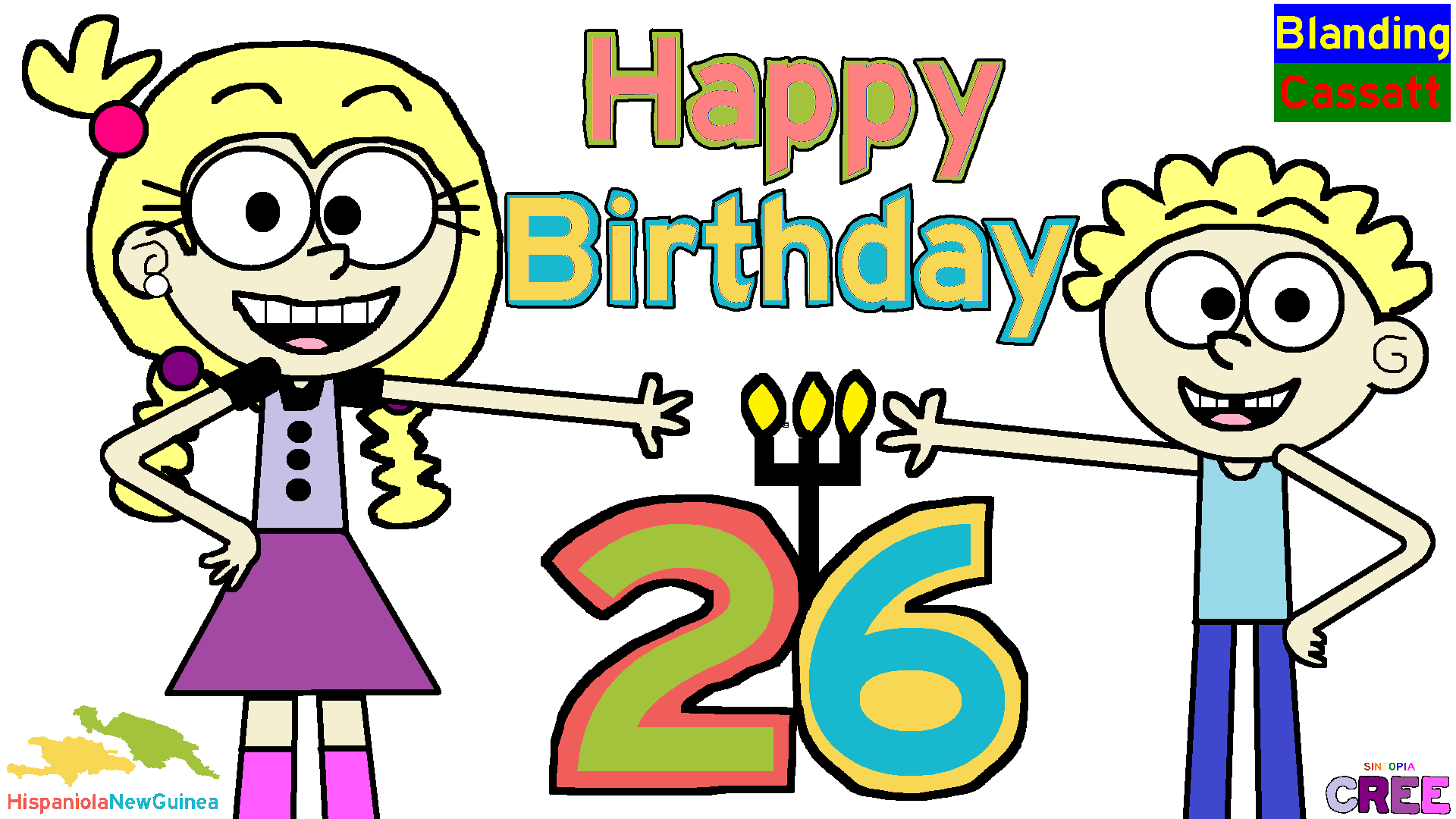 Happy (Late) 26th Birthday from Cree and Sion! by HispaniolaNewGuinea ...