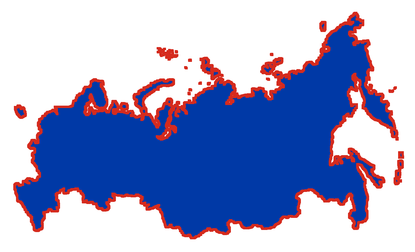 Kazakhstan Map Russia Flag Colors Stock Illustration 1402689083