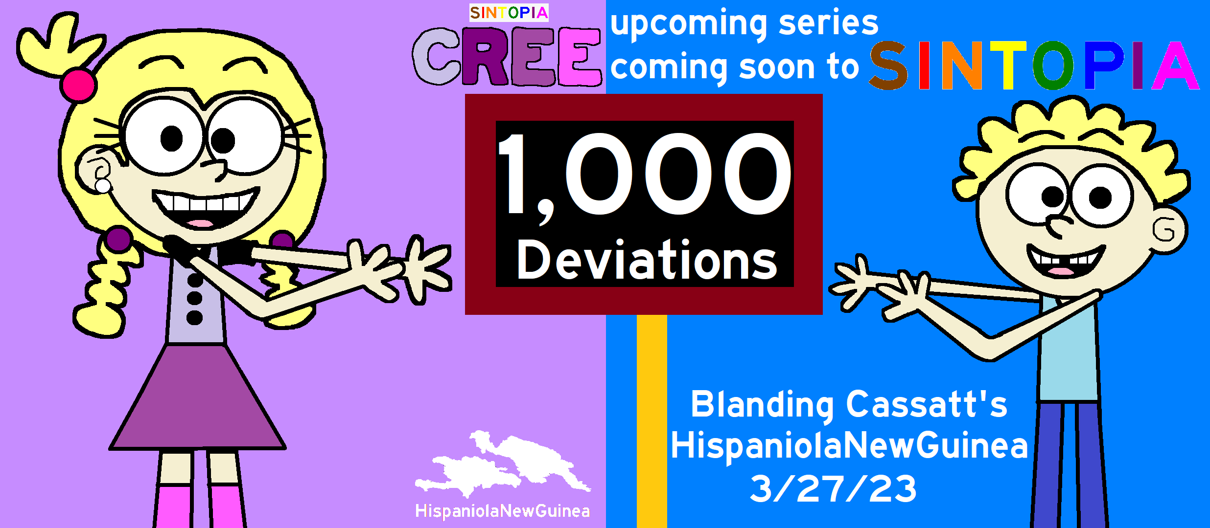 Cree and Sion Congratulate Me 1,000 Deviations! by HispaniolaNewGuinea ...