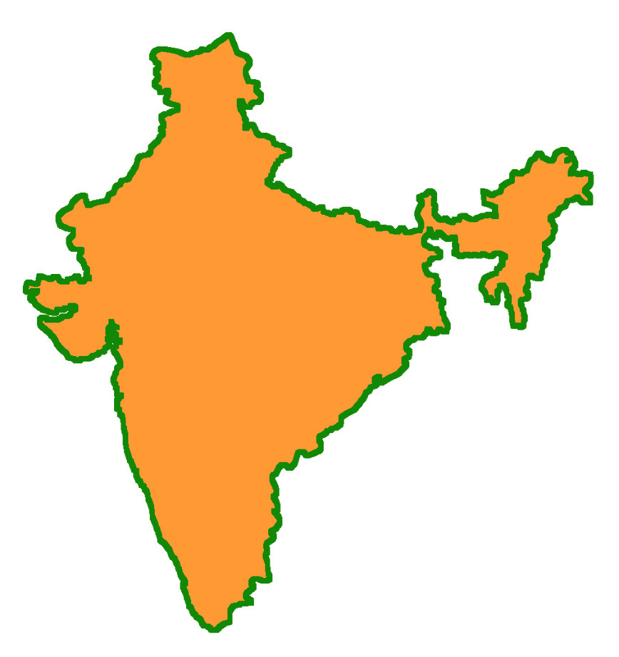 Shape of India (T, de facto) by HispaniolaNewGuinea on DeviantArt