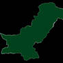 Shape of Pakistan (B, with Jammu and Kashmir)