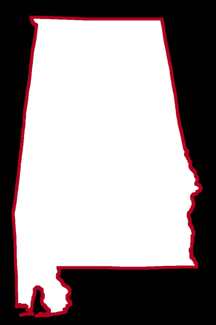 Alabama Deviantart Map Shape of Alabama (B) by HispaniolaNewGuinea on DeviantArt