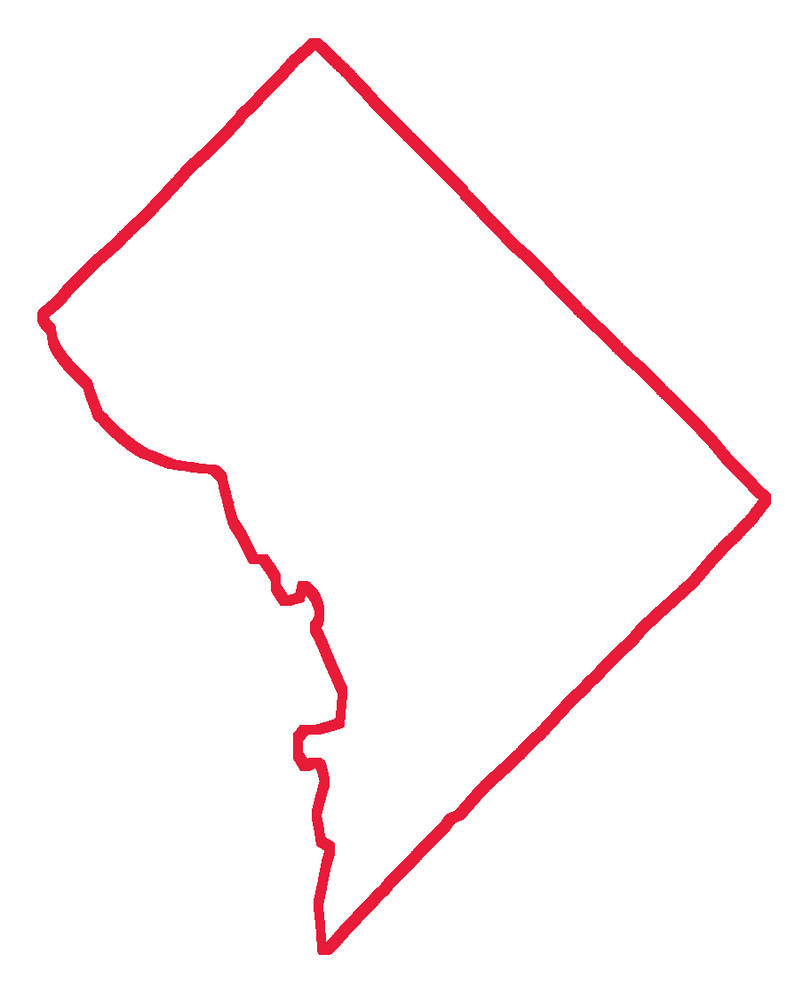 Dc Shape Shape of Washington, D.C. (W) by HispaniolaNewGuinea on DeviantArt