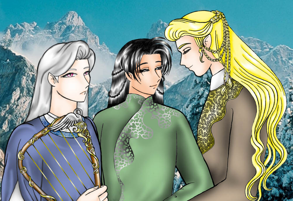 Lindir, Erestor y Glorfindel