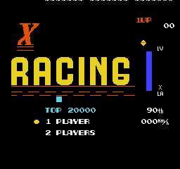 X Racing Title Screen by Ryanmlinn on DeviantArt