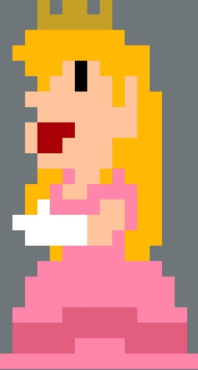 Princess Sprite Princess Peach NES Sprite by Ryanmlinn on DeviantArt