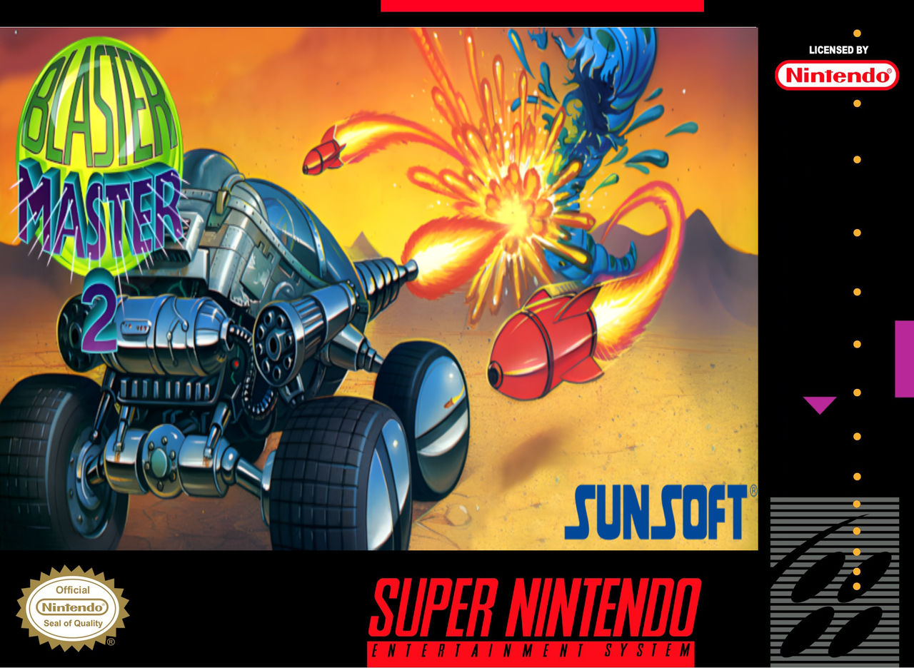 Mester Blaster Blaster Master 2 SNES Unreleased Mockup Cover Art by Ryanmlinn on ...