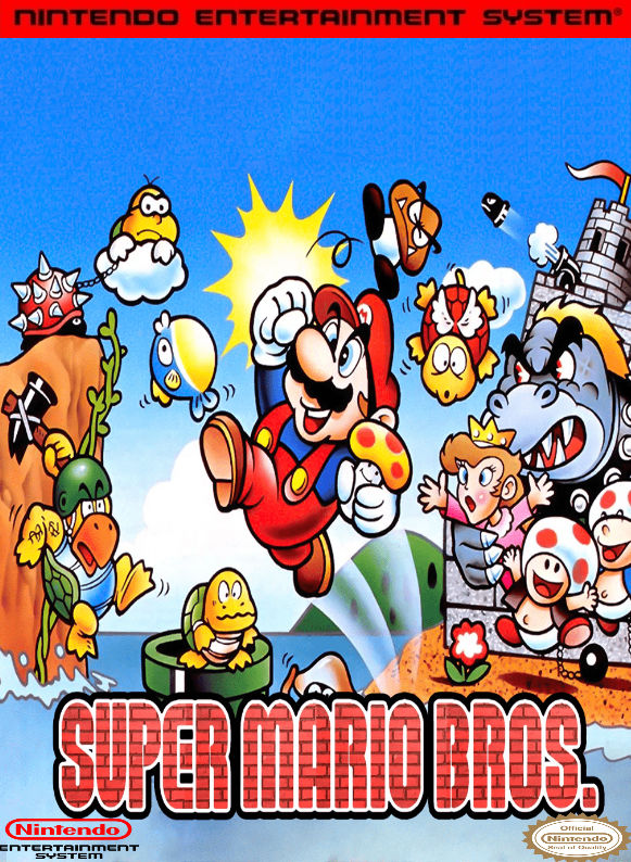 Super Mario Bros. (NES) Custom Cover Art by Ryanmlinn on DeviantArt