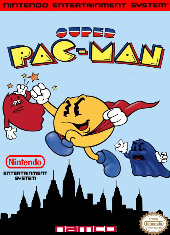 Super Pac-Man (NES) Box Art by Ryanmlinn on DeviantArt