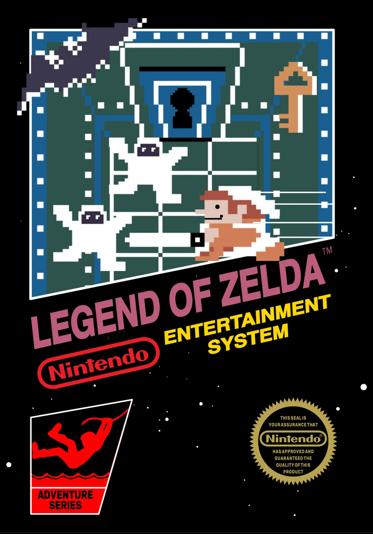 The Legend of Zelda (NES) Black Box Cover Art by Ryanmlinn on DeviantArt