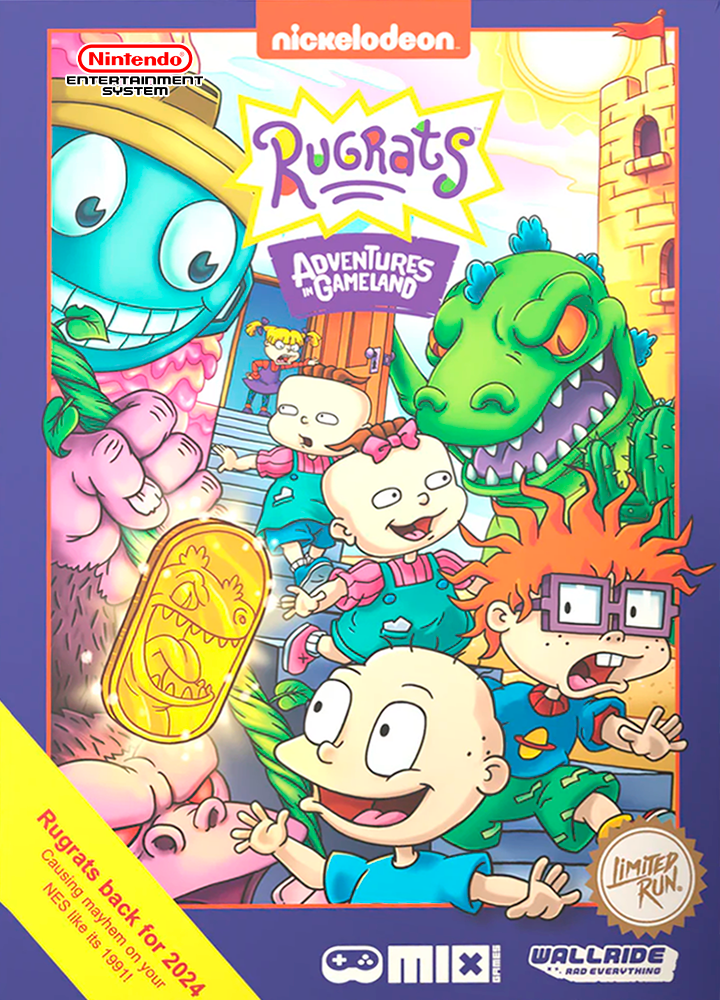 Nes Rugrats Rugrats: Adventures in Gameland (NES) Cover Art by Ryanmlinn on DeviantArt