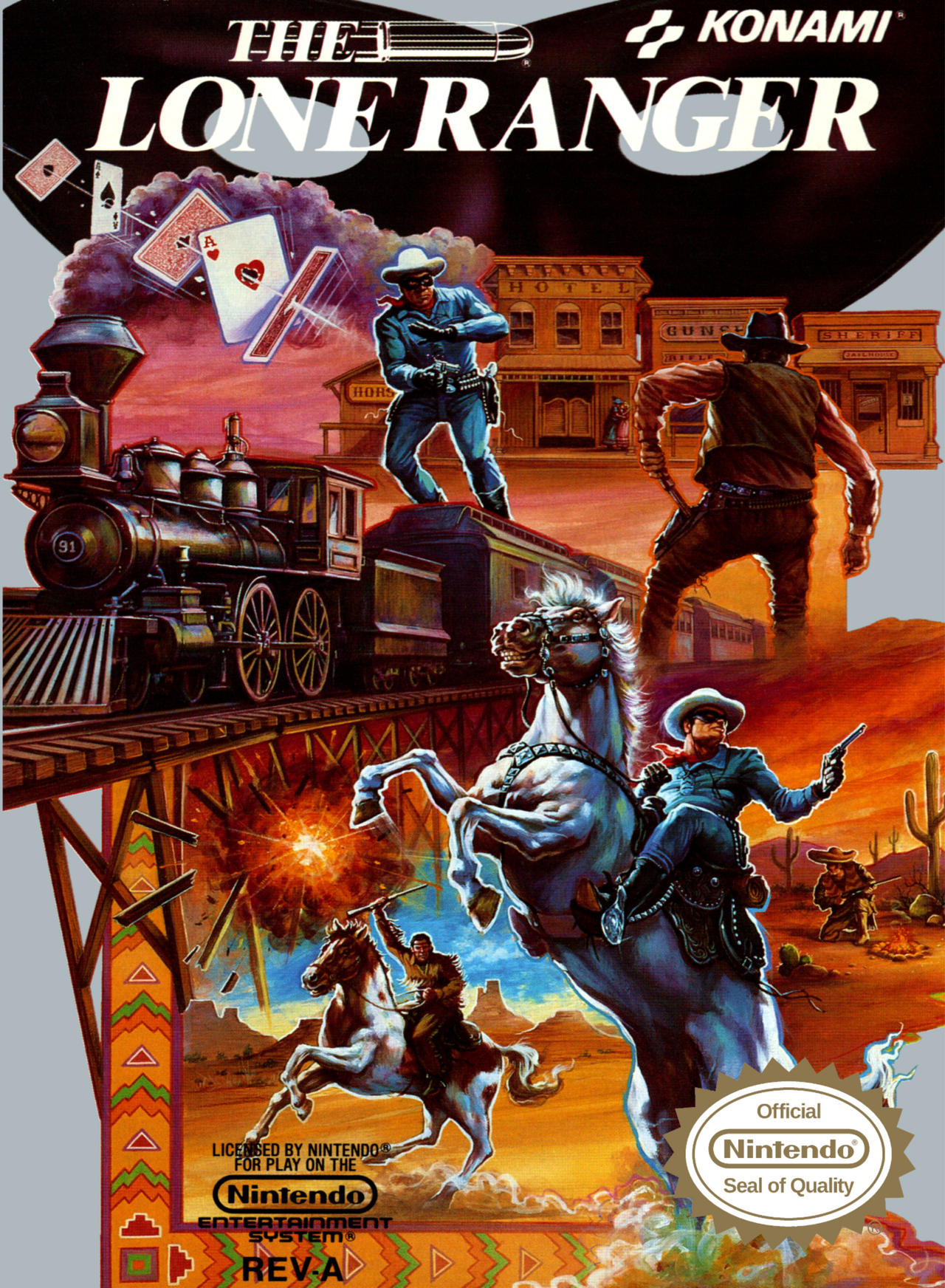 The Lone Ranger (NES) Cover Art by Ryanmlinn on DeviantArt