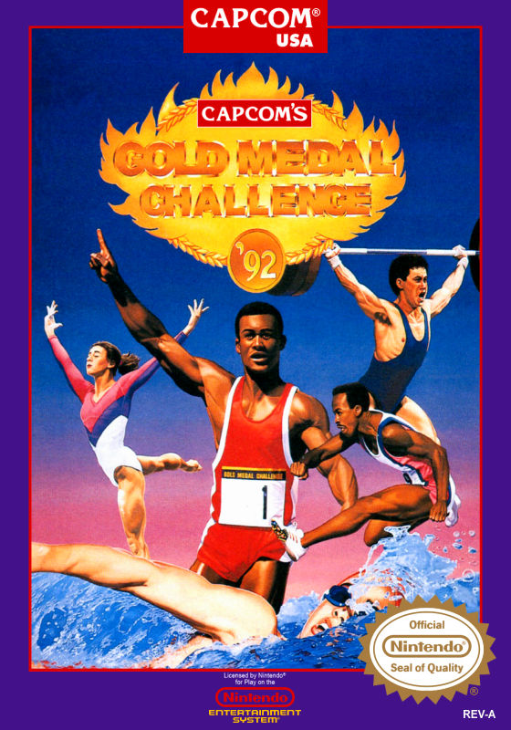 Capcom's Gold Medal Challenge '92 (NES) Box Art by Ryanmlinn on DeviantArt
