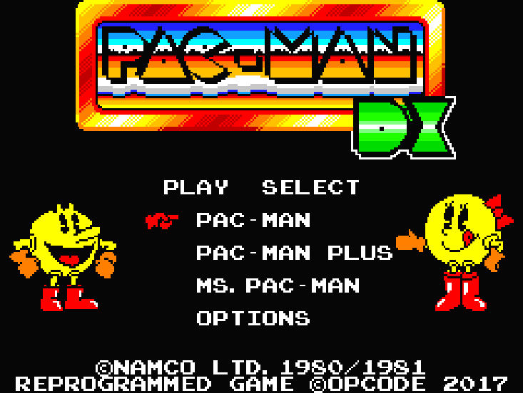Pac-Man DX (ColecoVision) Title Screen by Ryanmlinn on DeviantArt