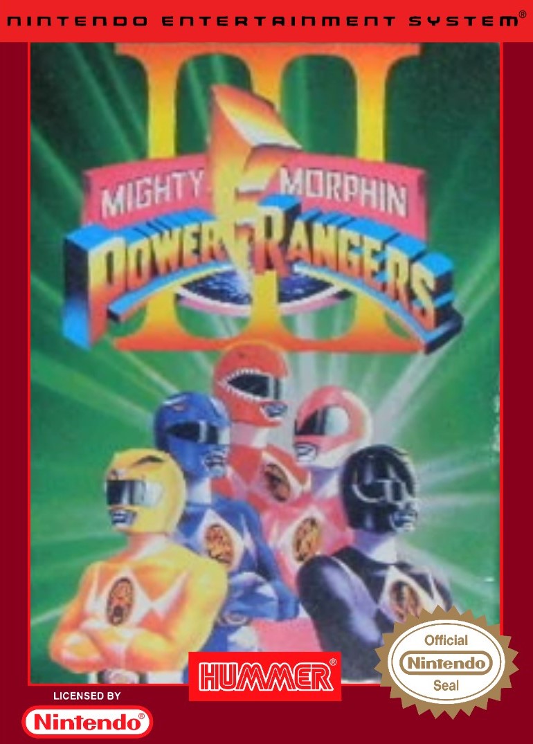 Mighty Morphin' Power Rangers 3 (NES) Cover Art by Ryanmlinn on DeviantArt