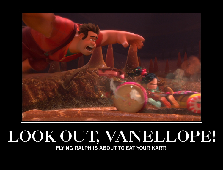 Look out, Vanellope!