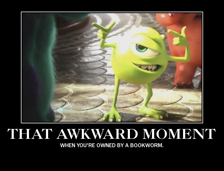 That awkward moment...